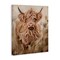 Stupell Industries Curly Haired Highland Cattle Canvas, design by Ashley Bradley